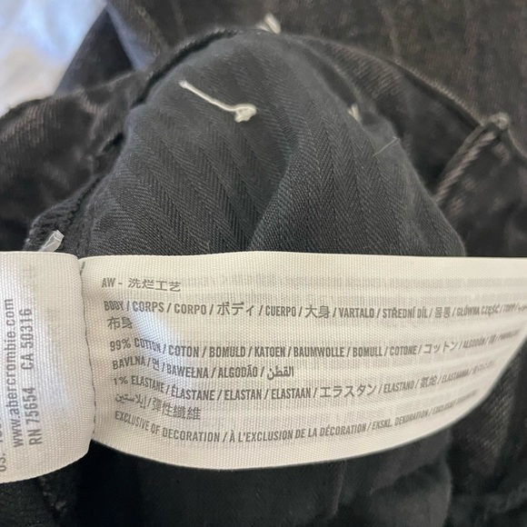 Abercrombie & Fitch curve love the ankle straight denim - Picture 6 of 9